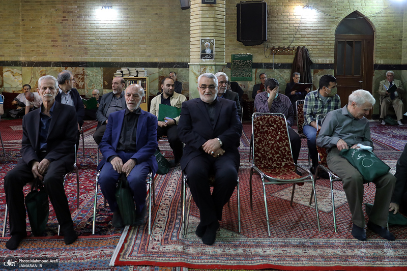 مراسم ترحیم مرحوم آیت الله نورالله شاه آبادی (ره) در تهران