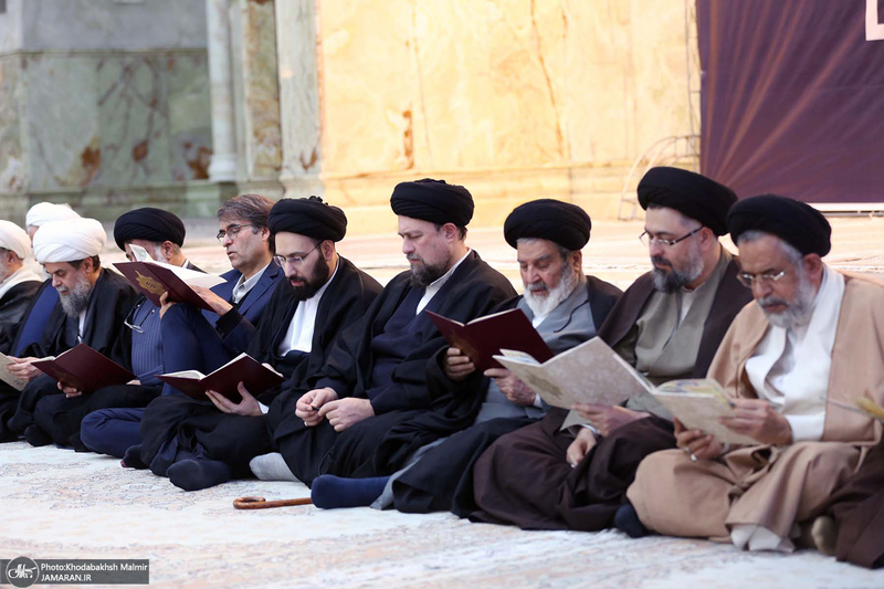مراسم چهاردهمین سالگرد رحلت همسر امام خمینی و سی‌امین سالگرد ارتحال مرحوم حاج سیداحمد خمینی (ره)