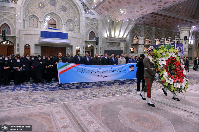 تجدید میثاق فرهنگیان شهر ری با آرمان های امام خمینی (س)