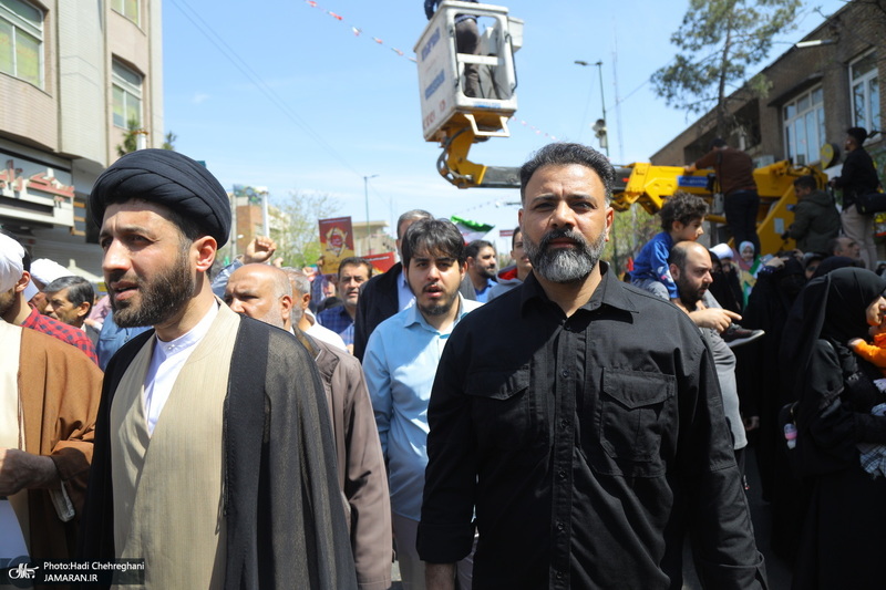 راهپیمایی باشکوه روز قدس در قم -1