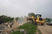 ٢٠ مورد ساخت و ساز غیر مجاز در زمین‌های کشاروزی شهرستان ری تخریب شد