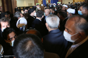 تجدید میثاق رئیس مجلس شورای اسلامی و نمایندگان با آرمان های حضرت امام (س)