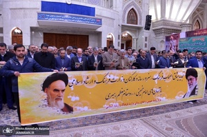تجدید میثاق وزیر و کارکنان وزارت فرهنگ و ارشاد اسلامی با آرمان های امام خمینی(س)