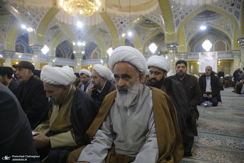 مراسم بزرگداشت آیت الله موسوی بجنوردی (ره) در قم - 1