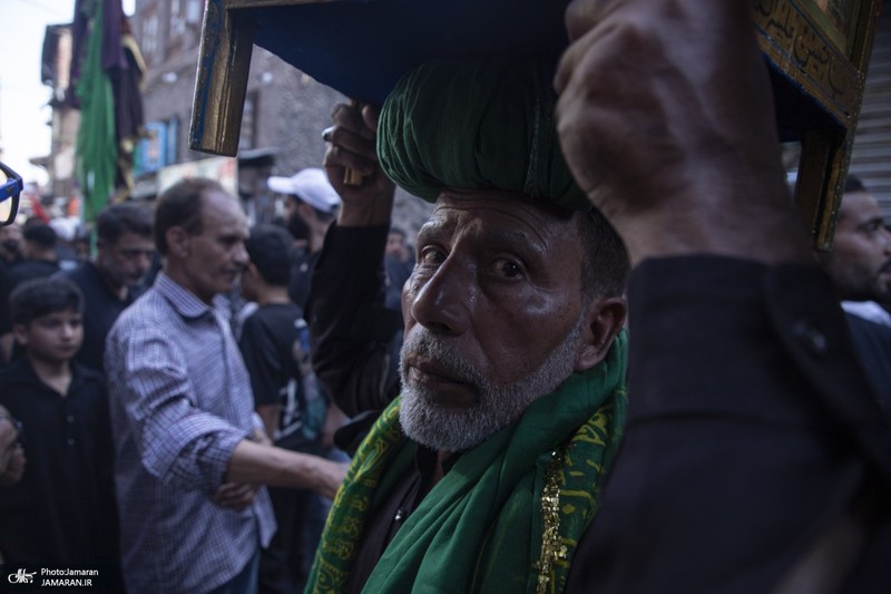 دسته عزاداری سنتی در کشمیر ھند