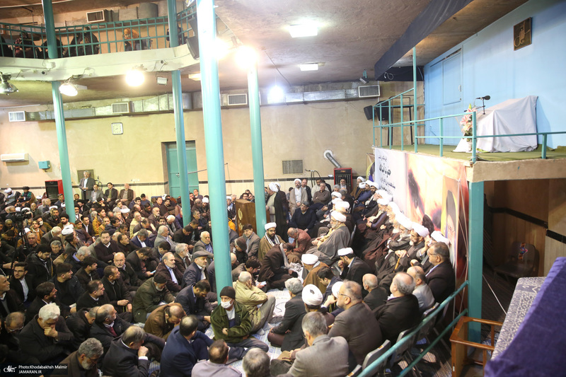 مراسم سالگرد رحلت آیت‌الله سید محمد موسوی بجنوردی در حسینیه جماران  -2