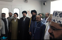 دیدار جمعی از علمای اهل سنت مقیم انگلستان با یادگار امام