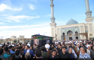 مراسم تشییع و تدفین آیت الله نصرالله شاه آبادی(ره) در قم 