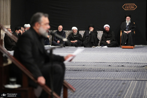 مراسم عزاداری شام شهادت حضرت زهرا(س) در حسینیه امام خمینی