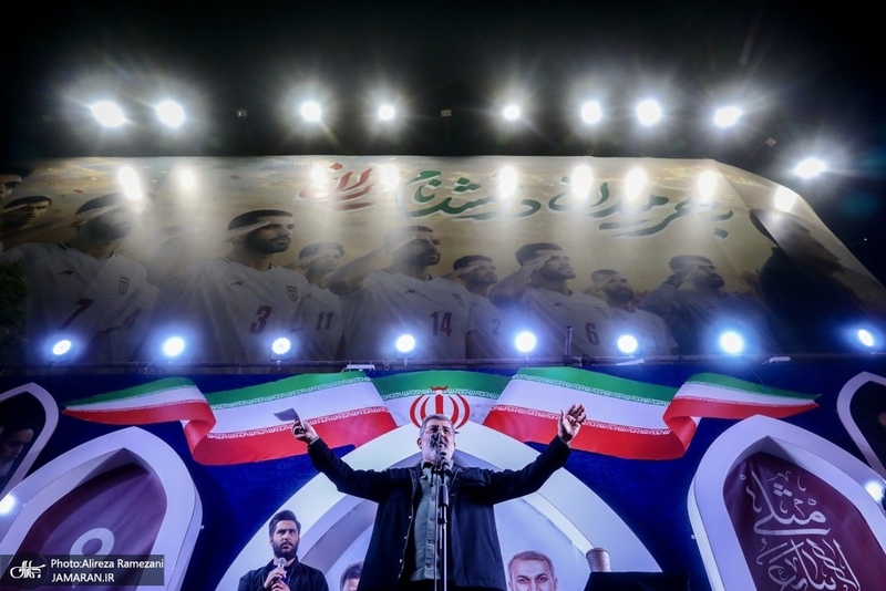هشتادمین اجتماع پر شور مردم در میادین تهران