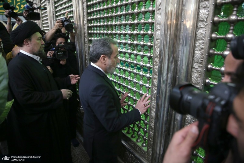 مراسم تجدیدمیثاق وزیر و معاونان وزارت امور خارجه با آرمان‌های امام خمینی