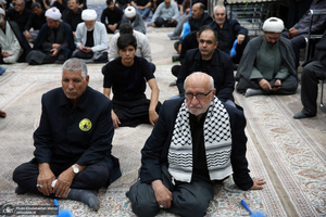 سومین شب عزاداری حضرت اباعبدالله الحسین (ع) در حرم امام خمینی