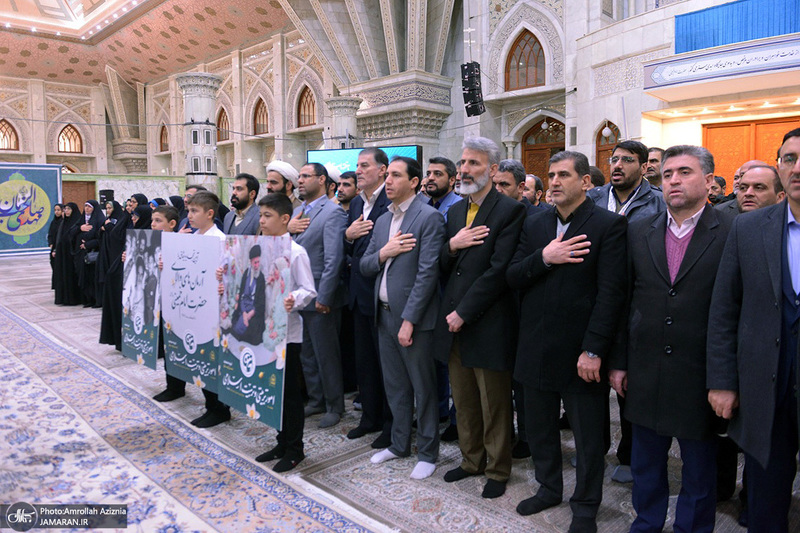 تجدید میثاق وزیر، معاونین و مدیران کل وزارت آموزش و پرورش با آرمان های حضرت امام (س)