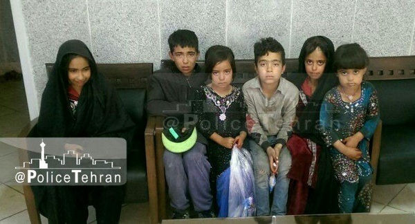 پیدا شدن شش کودک مفقود شده در تهران پس از جست‌وجوی شبانه‌روزی پلیس پایتخت
