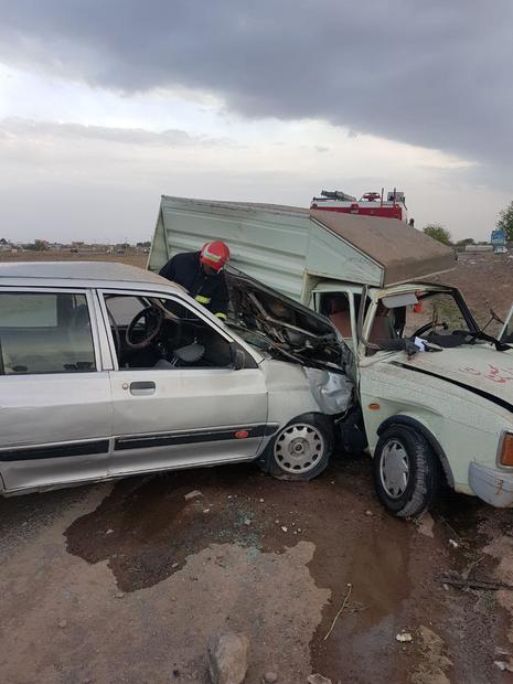 تصادف رانندگی در نیشابور سه مصدوم داشت