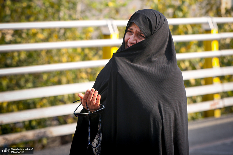 مراسم تشییع پیکرهای مطهر 100 شهید گمنام در تهران-5