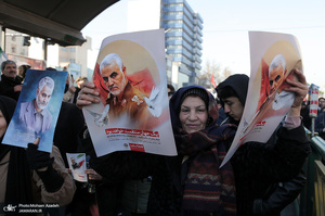 حضور میلیون ها تهرانی در تشییع پیکر مطهر سردار قاسم سلیمانی - 5