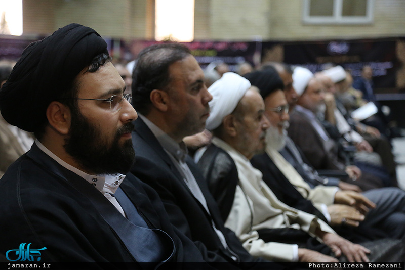 مراسم ختم مادر حجت الاسلام و المسلمین محتشمی پور در مسجد نور