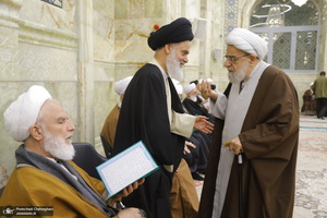 مراسم بزرگداشت آیت الله امامی کاشانی (ره) در مسجد اعظم قم