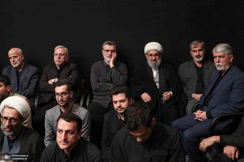 مراسم عزاداری شام شهادت حضرت زهرا(س) در حسینیه امام خمینی