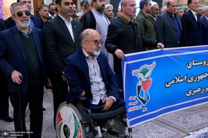 تجدید میثاق رئیس و مدیران ارشد بنیاد شهید و امور ایثارگران با آرمان‌های امام خمینی (س)