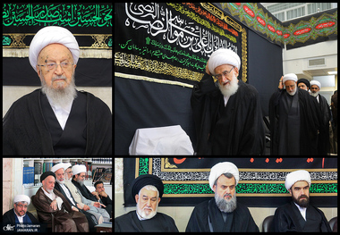 عزاداری شهادت امام رضا (ع) در بیوت مراجع و علما
