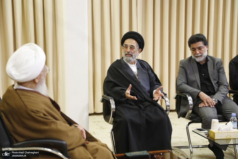 دیدار اعضای موسسه ریحانة النبی با آیت الله العظمی جوادی آملی