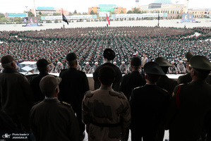 حضور فرمانده کل قوا در مراسم دانش‌آموختگی دانشجویان دانشگاه امام حسین(ع)