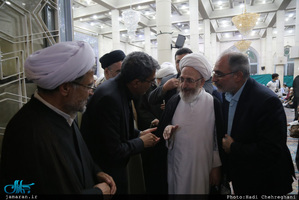 مراسم بزرگداشت هفتمین روز ارتحال مرحوم حجت‌الاسلام و المسلمین احمد احمدی در مسجد اعظم قم