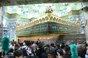 مراسم آغاز  سال 1401 در حرم کریمه اهل بیت (ع)‎