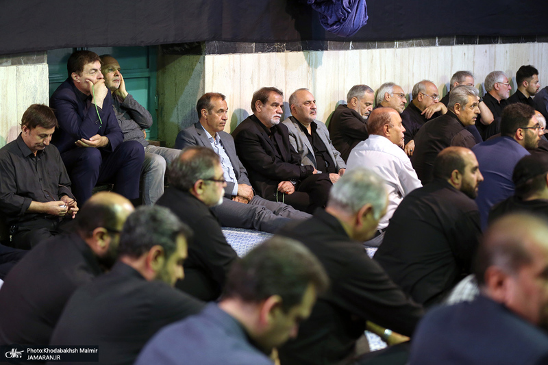مراسم عزاداری هیئت جامعه اسلامی ورزشکاران در حسینیه جماران