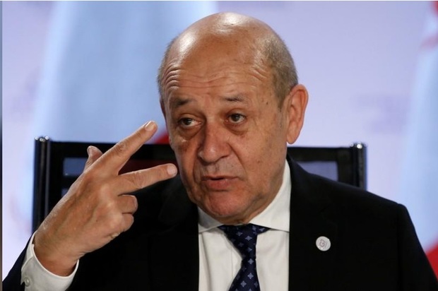 وزیر خارجه فرانسه جنگ یمن را «جنگ کثیف» نامید