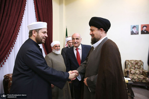 دیدارجمعی از علمای اهل سنت کشور سوریه با سید حسن خمینی