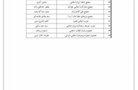 جبهه‌ها، احزاب و گروه‌های سیاسی دارای پروانه فعالیت معرفی شدند (3)