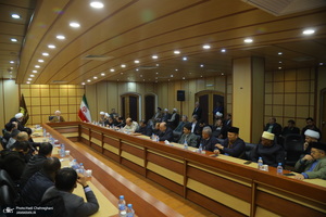 دیدار اساتید و روسای دانشگاه های کشورهای اسلامی با آیت الله العظمی جوادی آملی‎