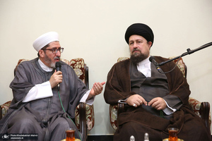 دیدارجمعی از علمای اهل سنت کشور سوریه با سید حسن خمینی