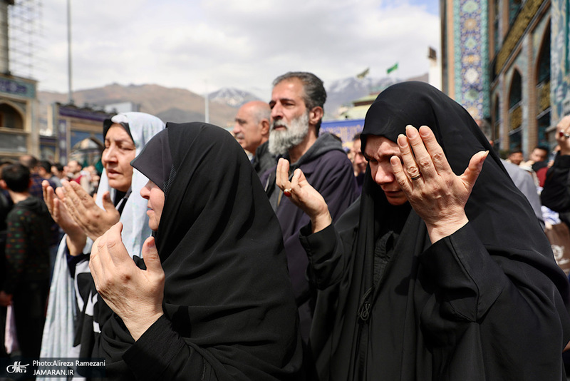 مراسم تحويل سال در آستان حضرت امام زاده صالح (ع)