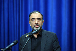 مراسم تودیع و معارفه رئیس حوزه قضایی بخش آفتاب در حرم امام خمینی