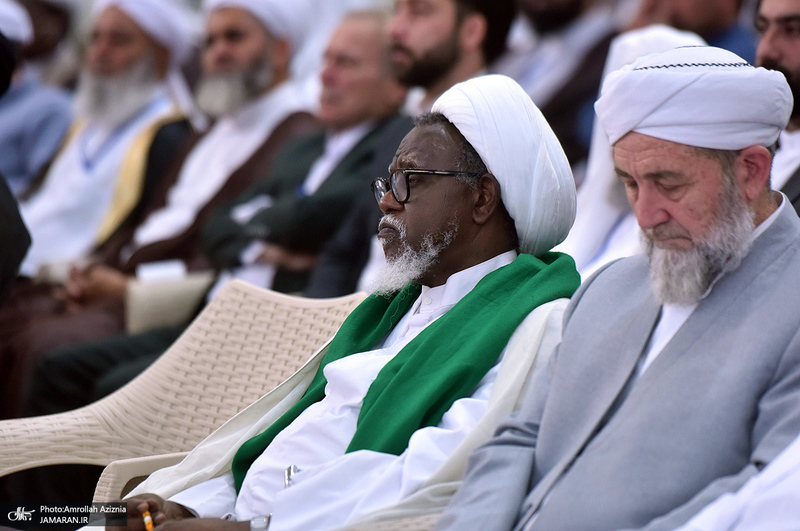 تجدید میثاق مهمانان سی و نهمین اجلاس وحدت اسلامی با آرمان‌های امام خمینی(س) -1