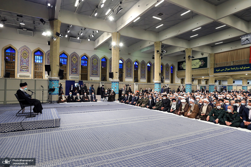 دیدار رمضانی مسئولان نظام با رهبر معظم انقلاب