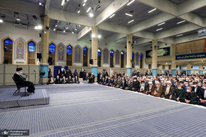 دیدار رمضانی مسئولان نظام با رهبر معظم انقلاب