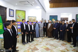 مراسم افتتاح دهمین نمایشگاه قرآن و عترت استان قم در مجتمع فرهنگی یادگار امام‎