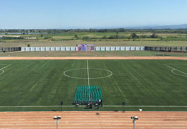 ورزشگاه پنج هزار نفری مهاباد 90 درصد پیشرفت فیزیکی دارد