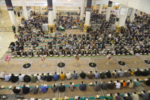 آیین ترتیل خوانی قرآن کریم در حرم حضرت معصومه (س)‎‎