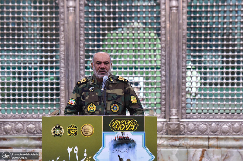 تجدید میثاق فرماندهان و کارکنان ارتش با آرمان‌های امام خمینی (س)