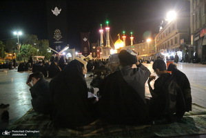 مراسم احیای شب بیست و یکم ماه رمضان در جوار حرم کریمه اهل بیت(س)