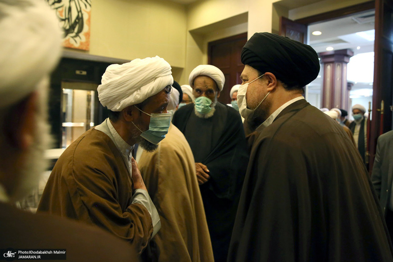 حاشیه تجدید میثاق هیأت رئیسه و اعضای مجلس خبرگان رهبری با آرمان های امام خمینی(س)