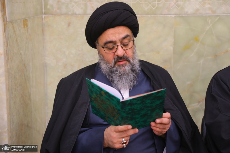 مراسم ترحیم و بزرگداشت آیت الله سید محمدعلی شیرازی در مسجد اعظم قم