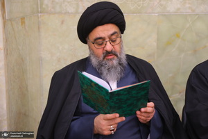 مراسم ترحیم و بزرگداشت آیت الله سید محمدعلی شیرازی در مسجد اعظم قم