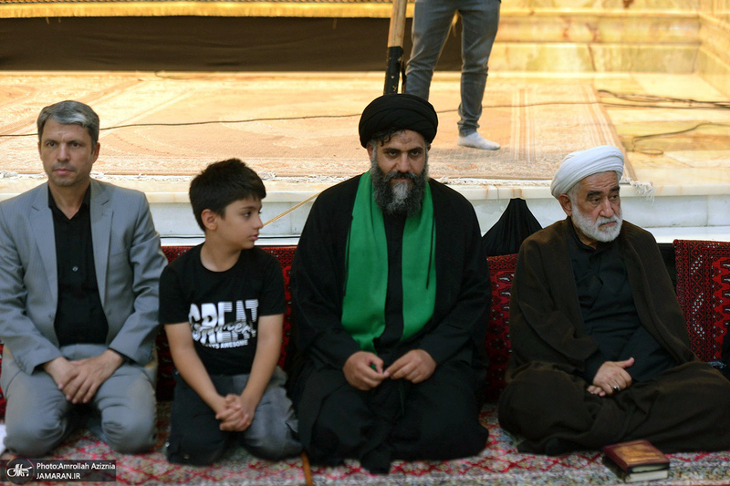 مراسم عزاداری ظهر تاسوعا در حرم امام خمینی (س)